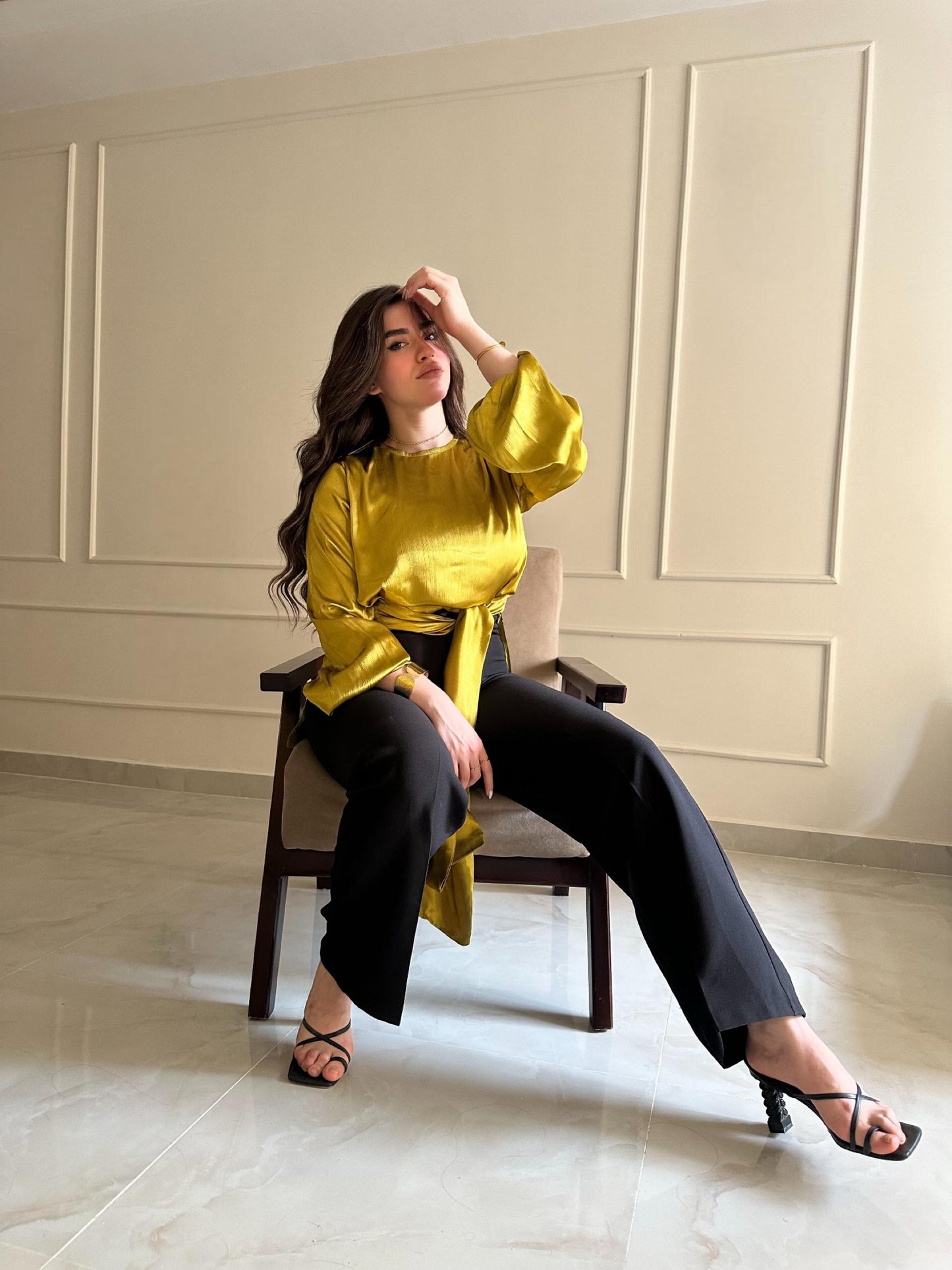 MUSTARD BLOUSE