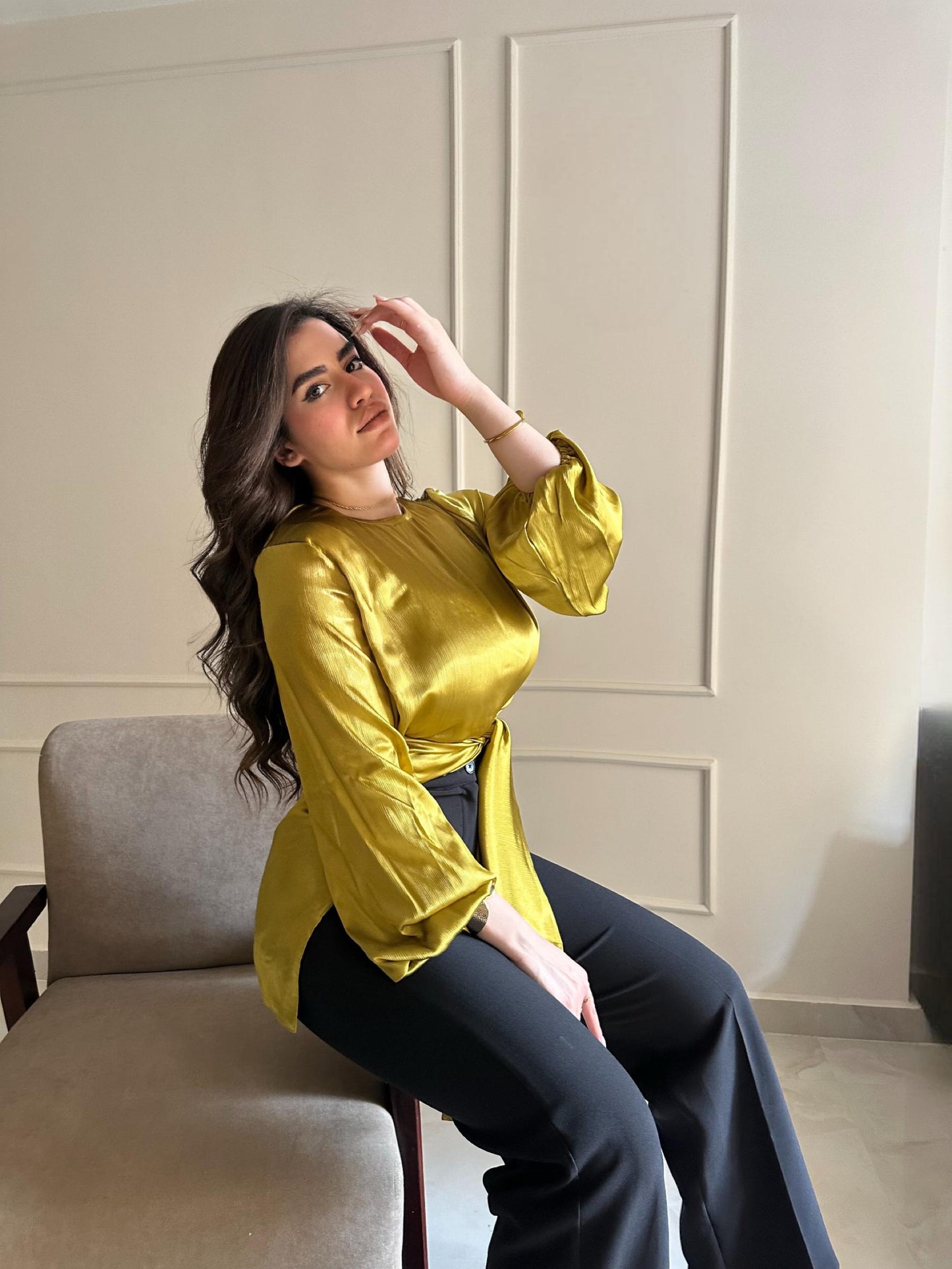 MUSTARD BLOUSE