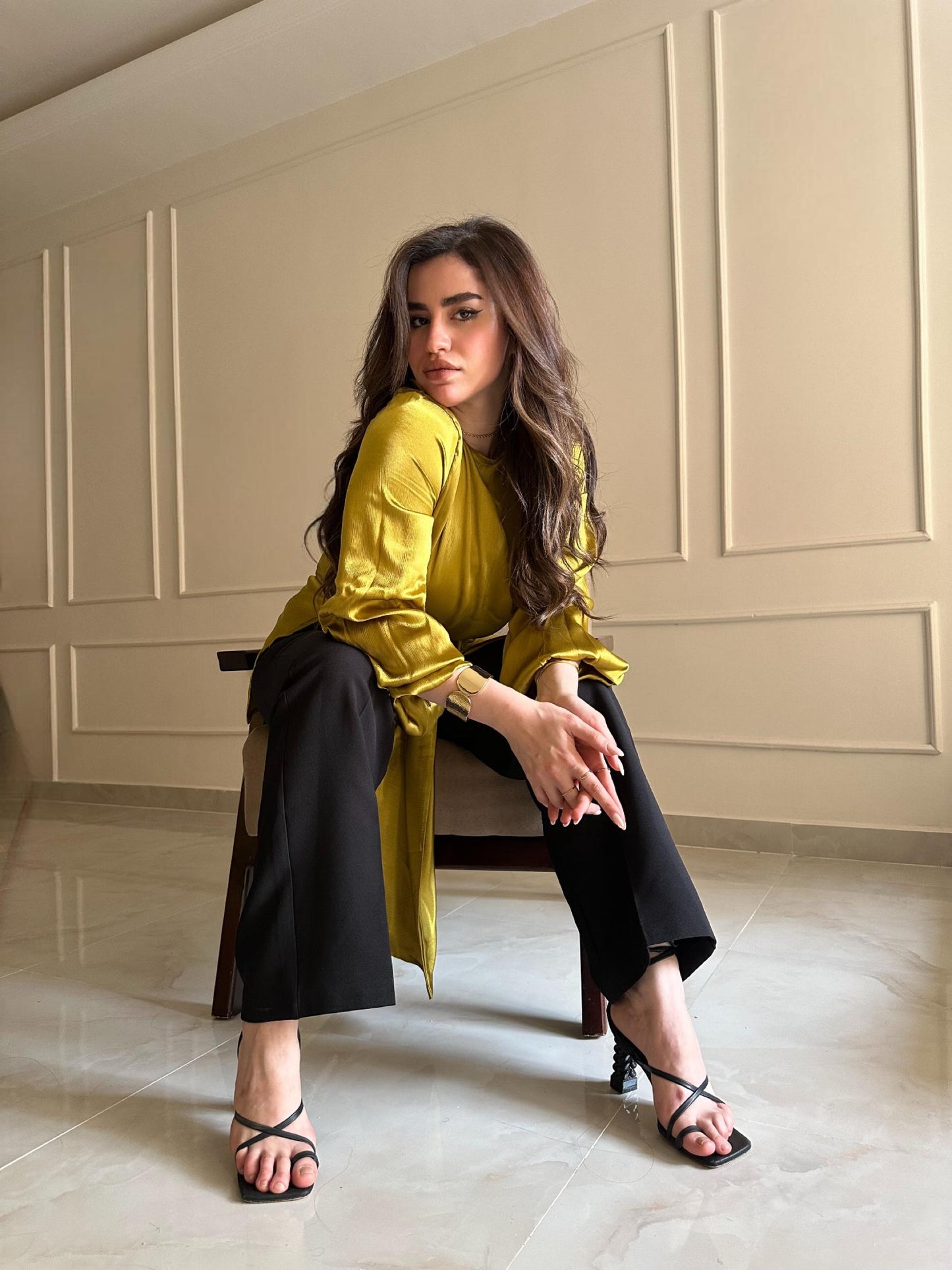 MUSTARD BLOUSE