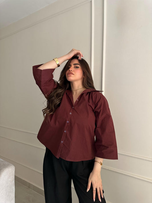 BURGUNDY SHIRT